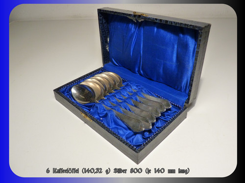 Kaffeelöffel silber 800 - kaffeelöffel,