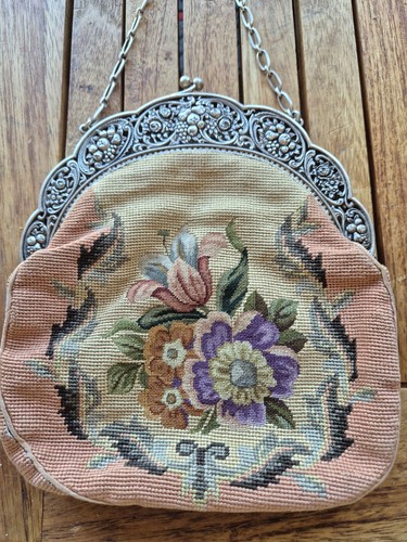 Tasche 800 silber - tasche, jugendstil