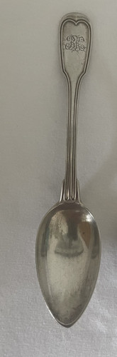 Antiker silber kaffeelöffel - silber,
