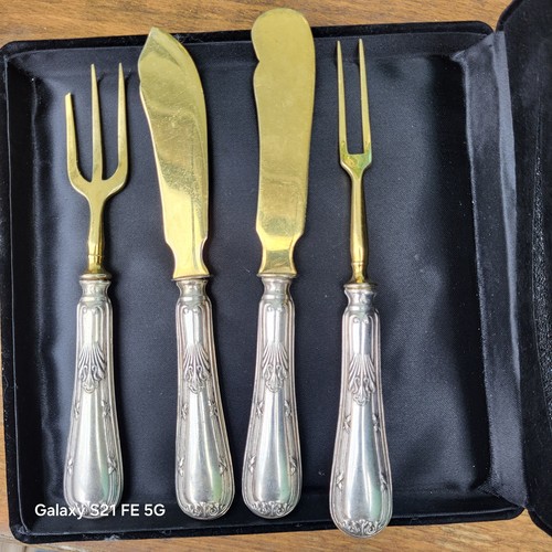 Besteck silber 800 vergoldete - besteck,