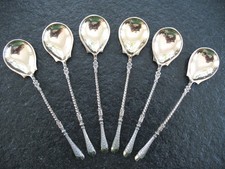 6 Löffel Silber 800