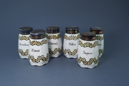 Gewürzdosen jugendstil - gewürzdosen,