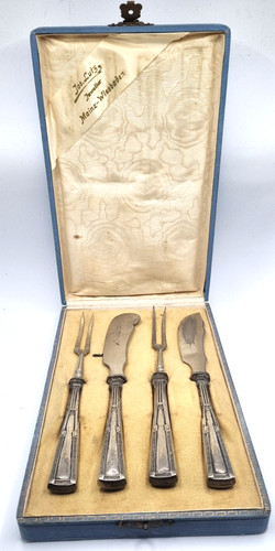 Antik art deco fleisch besteck - antik,