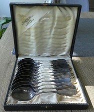 12 Silberlöffel  Wellner 90
