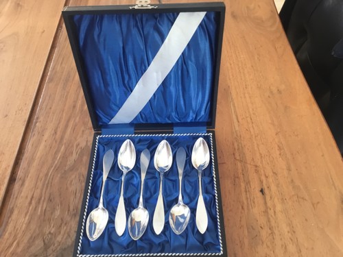 800er silberlöffel 6er set - silberlöffel,